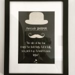 Laser engraved paper picture mounted in a frame