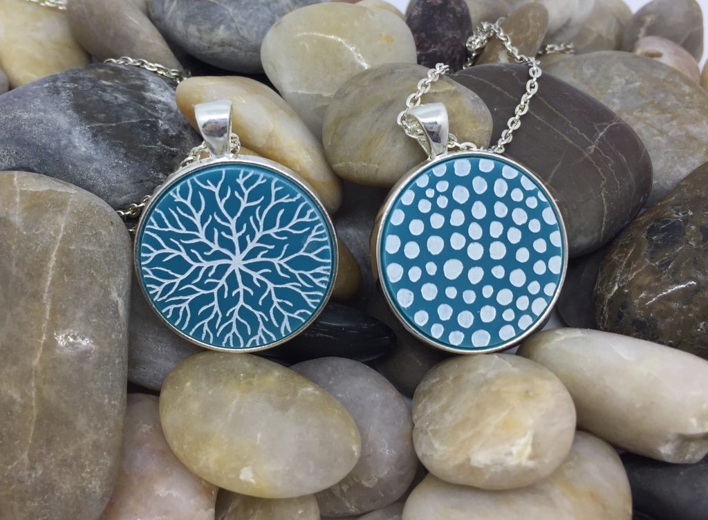 Ellie-and-Hart-Laser-cut-and-engraved-Acrylic-Pendants-Blue